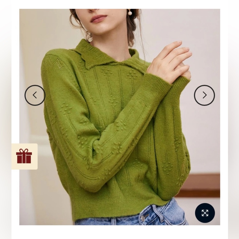 Simple Retro Jasmine Sweater